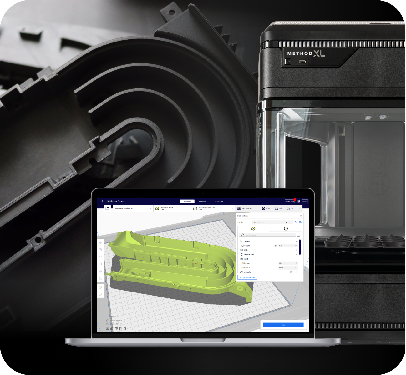 UltiMaker adds Method series 3D Printers to Cura Software for Enhanced Slicing Capabilities